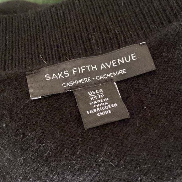 Black cashmere Henley - Picture 4 of 4